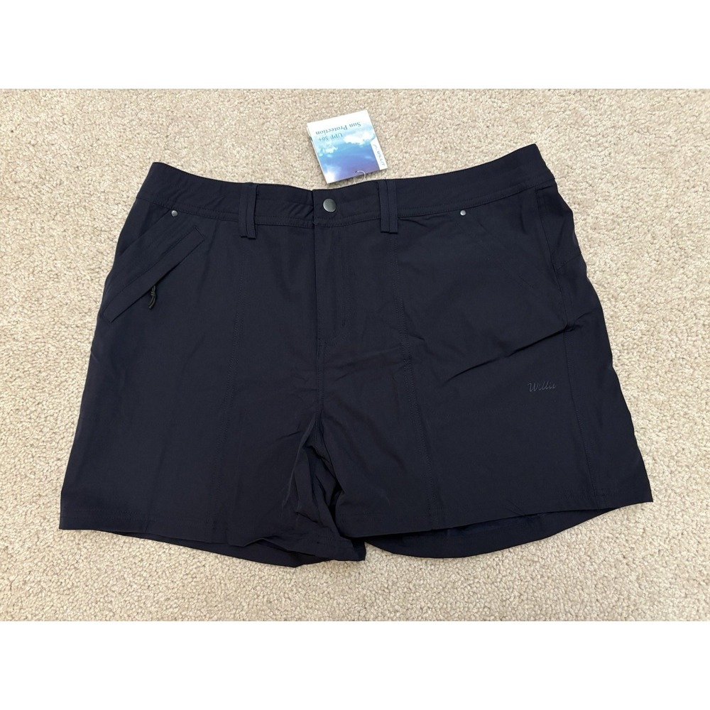 New Women's Willit Of Sun Protection Navy Blue Shorts Size 12 Outdoors Hiking